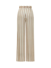 SIMONA CORSELLINI - Wide leg striped trousers - Multicolor - LIDIASHOPPING® - Official Website