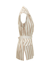 SIMONA CORSELLINI - Tailored Vest with Stripes - Multicolor - LIDIASHOPPING® - Official Website