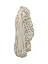 SIMONA CORSELLINI - Cropped Shirt with Stripes - White - LIDIASHOPPING® - Official Website