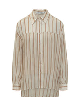 SIMONA CORSELLINI - Camicia a Righe - Beige - LIDIASHOPPING® - Official Website