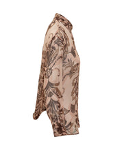SIMONA CORSELLINI - Camicia in Chiffon con Stampa Floreale - Rosa - LIDIASHOPPING® - Official Website