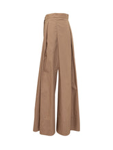 SIMONA CORSELLINI - Gonna Lunga a Vita Alta con Pieghe - Beige - LIDIASHOPPING® - Official Website