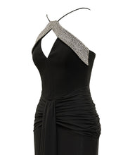 REBECCA VALLANCE - Astros Long Dress with V Neck - Black - LIDIASHOPPING® - Official Website