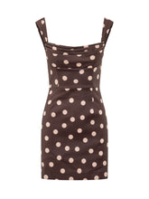 REBECCA VALLANCE - Vivianne Polka Dot Mini Dress - Brown - LIDIASHOPPING® - Official Website