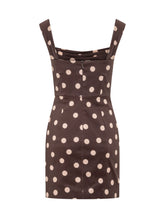 REBECCA VALLANCE - Vivianne Polka Dot Mini Dress - Brown - LIDIASHOPPING® - Official Website