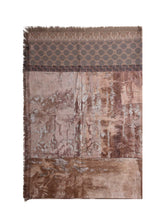 PIERRE LOUIS MASCIA - Sciarpa Stampata con Bordi Sfrangiati 135x195 - Marrone - LIDIASHOPPING® - Official Website