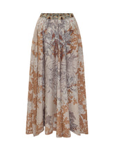 PIERRE LOUIS MASCIA - Long Printed Skirt - Beige - LIDIASHOPPING® - Official Website