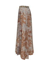 PIERRE LOUIS MASCIA - Long Printed Skirt - Beige - LIDIASHOPPING® - Official Website