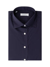 BARBA - Shirt with Classic Collar and Button Closure - Blue - LIDIASHOPPING® - Official Website