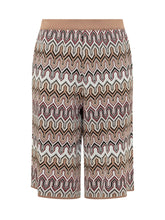 AKEP - Bermuda with Geometric Pattern - - LIDIASHOPPING® - Official Website
