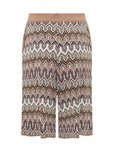 AKEP - Bermuda with Geometric Pattern - - LIDIASHOPPING® - Official Website