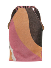 AKEP - Top senza Maniche con Motivo Geometrico - Multicolore - LIDIASHOPPING® - Official Website