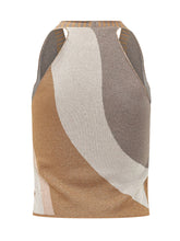 AKEP - Top senza Maniche con Motivo Geometrico - Multicolore - LIDIASHOPPING® - Official Website