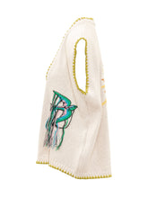 AKEP - Gilet Jacquard con Ricami e Frange - - LIDIASHOPPING® - Official Website