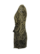 AKEP - Cardigan Aperto con Motivo Jacquard - Verde - LIDIASHOPPING® - Official Website
