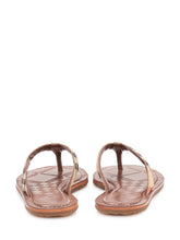 BURBERRY - Sandali Infradito con Fascia - Marrone | Lidia Shopping | Official Website