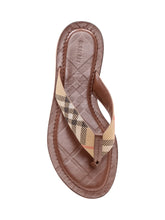 BURBERRY - Sandali Infradito con Fascia - Marrone | Lidia Shopping | Official Website