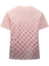 CASABLANCA - T-shirt with Monogram Print - Pink | Lidia Shopping ® | Official Website