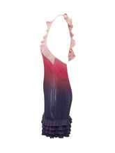 CASABLANCA - Gradient Dress with Ruffles - Pink - LIDIASHOPPING® - Official Website