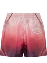 CASABLANCA - Shorts with Elastic Waist and Gradient Print - Pink - LIDIASHOPPING® - Official Website