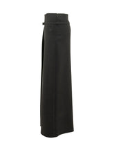 COURREGES - Long Skirt with Belt - Black - LIDIASHOPPING® - Official Website