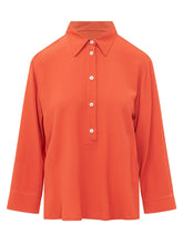 GLANSHIRT - Collared Shirt - Red - LIDIASHOPPING® - Official Website