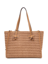 GIANNI CHIARINI - Marcella Woven Tote Bag with Double Handles - Brown - LIDIASHOPPING® - Official Website