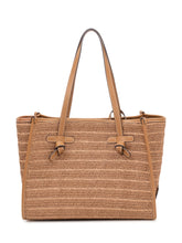 GIANNI CHIARINI - Marcella Woven Tote Bag with Double Handles - Brown - LIDIASHOPPING® - Official Website