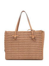 GIANNI CHIARINI - Borsa Marcella Intrecciata con Doppi Manici - Marrone - LIDIASHOPPING® - Official Website