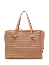 GIANNI CHIARINI - Marcella Woven Tote Bag with Double Handles - Brown - LIDIASHOPPING® - Official Website