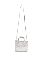 GIANNI CHIARINI - Miss Marcella Bag with Double Handles and Knotted Details - Silver - LIDIASHOPPING® - Official Website