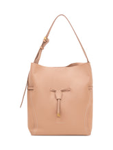 GIANNI CHIARINI - Sienna Bucket Bag with Drawstring and Handle - Brown - LIDIASHOPPING® - Official Website