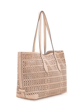 GIANNI CHIARINI - Perforated Tote Bag with Double Handles - Beige - LIDIASHOPPING® - Official Website