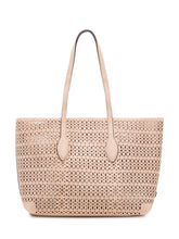 GIANNI CHIARINI - Perforated Tote Bag with Double Handles - Beige - LIDIASHOPPING® - Official Website
