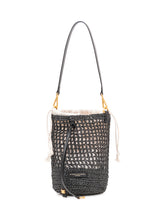 GIANNI CHIARINI - Borsa Secchiello Nefeli con Trama Intrecciata e Coulisse - Nero | Lidia Shopping | Official Website