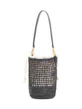 GIANNI CHIARINI - Borsa Secchiello Nefeli con Trama Intrecciata e Coulisse - Nero | Lidia Shopping | Official Website