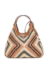 GIANNI CHIARINI - Borsa a Mano Dua con Trama Intrecciata Geometrica - Marrone - LIDIASHOPPING® - Official Website