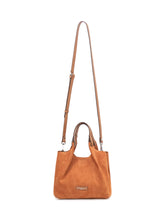 GIANNI CHIARINI - Dua Suede Leather Shoulder Bag - Brown - LIDIASHOPPING® - Official Website