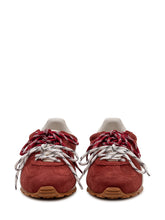 DSQUARED2 - Suede Sneakers with Contrast Laces - Red - LIDIASHOPPING® - Official Website