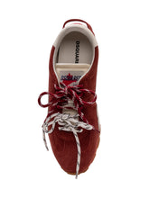 DSQUARED2 - Suede Sneakers with Contrast Laces - Red - LIDIASHOPPING® - Official Website