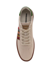 DSQUARED2 - Sneakers in Tela con Inserti Multicolore - Bianco - LIDIASHOPPING® - Official Website