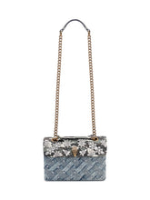 KURT GEIGER - Denim Bag with Crystal Embellishments - Green - LIDIASHOPPING® - Official Website