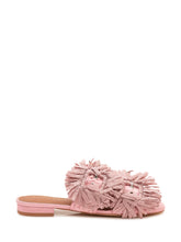 KURT GEIGER - Sandali Raffia con Frange e Doppia Fascia - Rosa - LIDIASHOPPING® - Official Website