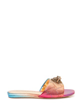 KURT GEIGER - Kensington Flat Sandals with Strap - Multicolor - LIDIASHOPPING® - Official Website