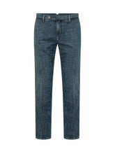 INCOTEX BLUE - Slim Fit Trousers - Blue - LIDIASHOPPING® - Official Website