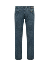 INCOTEX BLUE - Slim Fit Trousers - Blue - LIDIASHOPPING® - Official Website