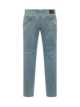 INCOTEX BLUE - Slim Fit Denim Trousers - Blue - LIDIASHOPPING® - Official Website