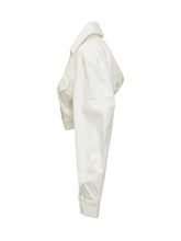 GIVENCHY - Cropped Denim Jacket with Pockets and Buttons - White - LIDIASHOPPING® - Official Website