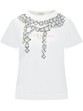 GIVENCHY - T-shirt con Stampa Gioiello - Bianco - LIDIASHOPPING® - Official Website