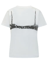 GIVENCHY - T-shirt Fitted with Front Print - White - LIDIASHOPPING® - Official Website